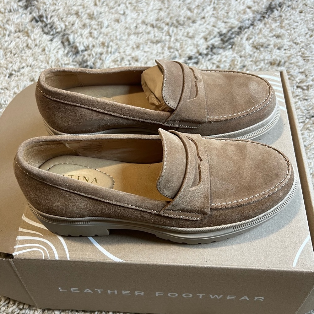 Portland Leather Co Patina Zoe chunky loafer